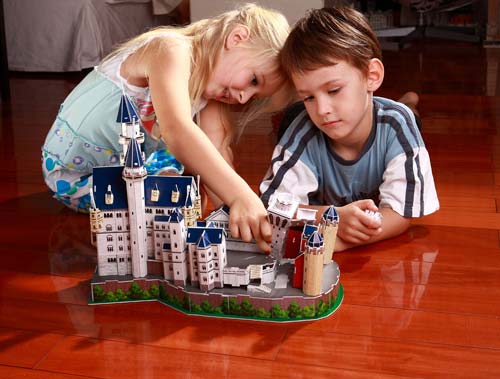 Üç boyutlu oyuncaklarla oynayan çocuklar daha zeki