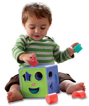 playskool şekilli küp