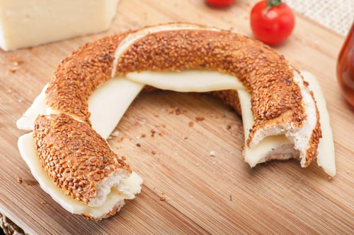Simit-Peynir