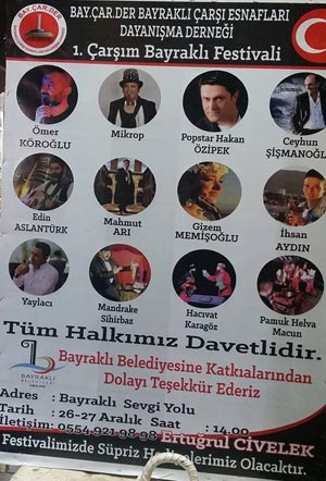 1. Çarşım Bayraklı Festivali 26-27 Aralık 2015
