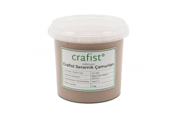 Crafist CD - 100 Beyaz Hazır Döküm Çamuru