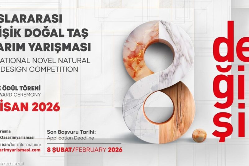 Değişik Doğal Taş Tasarım Yarışması’na başvurular sürüyor