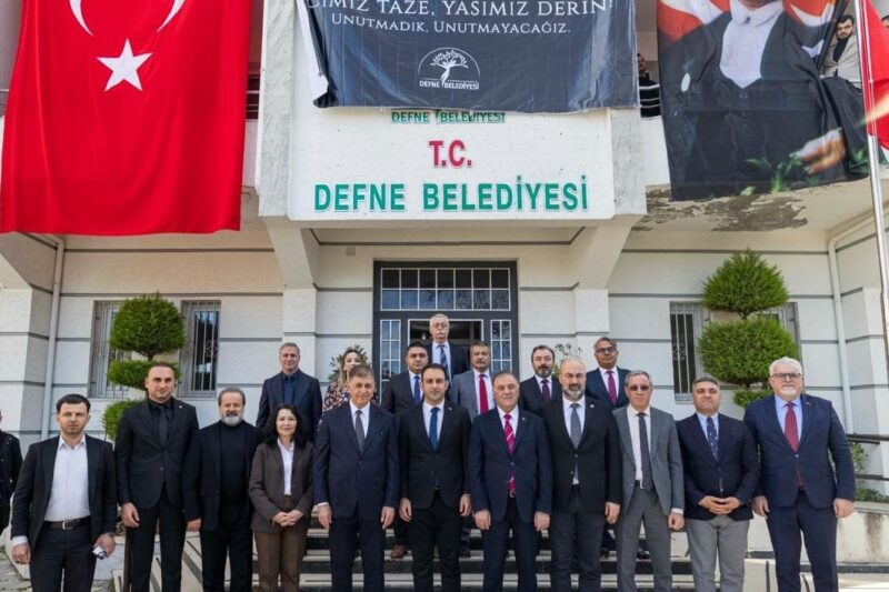 Özgür Özel ve Başkan Tugay Hatay’da