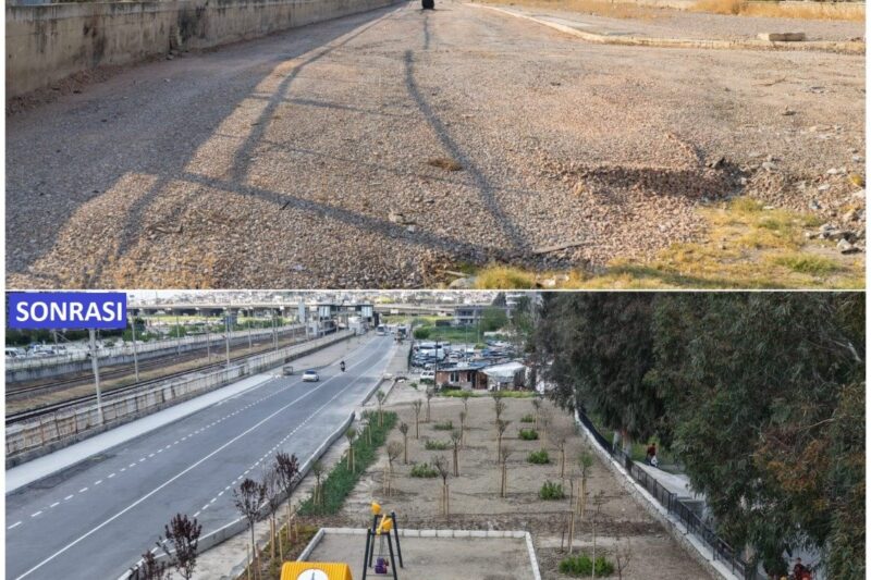 Atıl alan mahalle parkına dönüştü