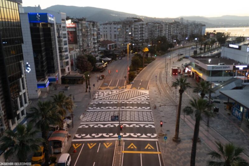 Trafikte güvenlik, şehirde estetik