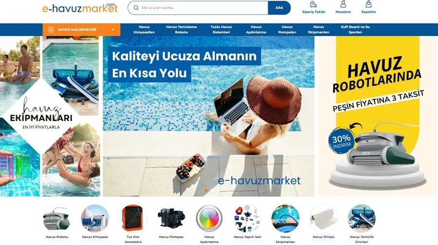E-Havuz Market, Havuz Mekanik Sistemleri ve Robotik Temizlikte Teknik Deneyimi Dijital Hizmetle Buluşturuyor