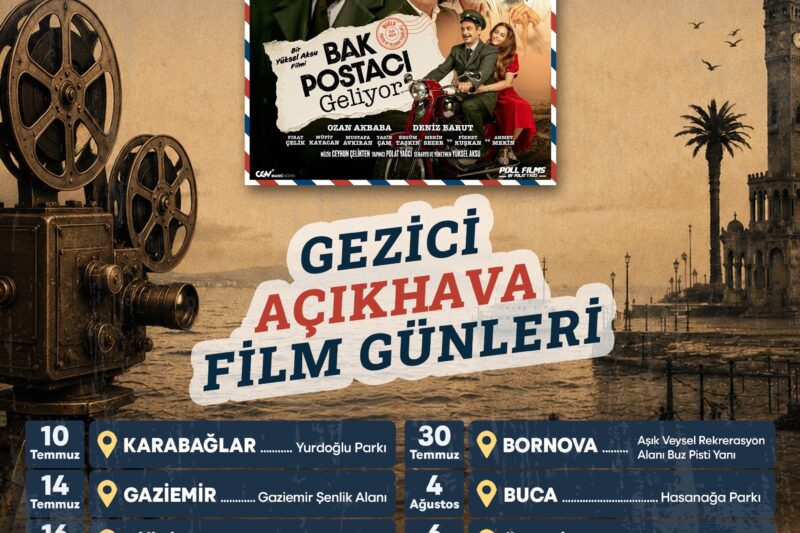 Gezici Açıkhava Film Günleri İzmir’i dolaşıyor