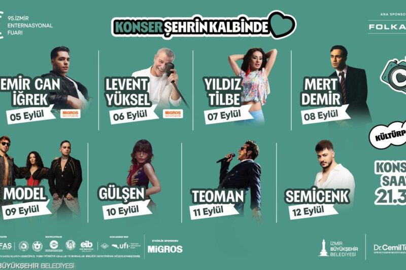 İEF’de Çim Konserleri rüzgarı esecek