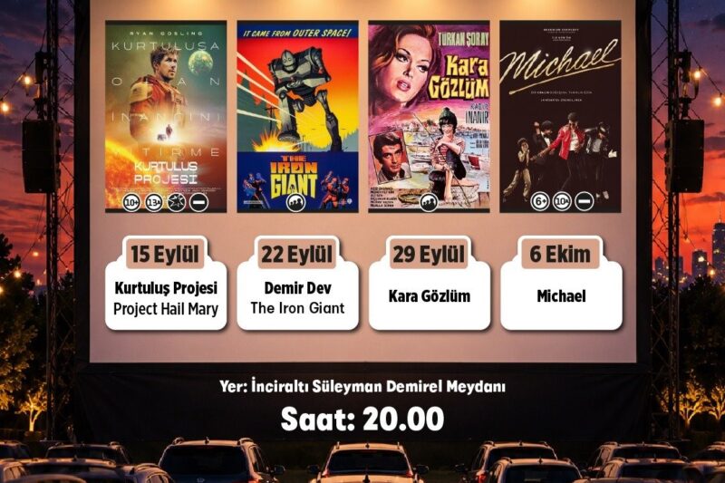 Yeniden Sinematek Arabada Film Keyfi ile nostalji rüzgarı