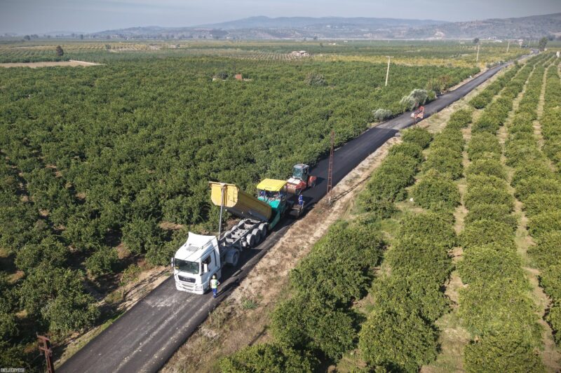 Selçuk’ta 15,5 kilometrelik yol yenileniyor
