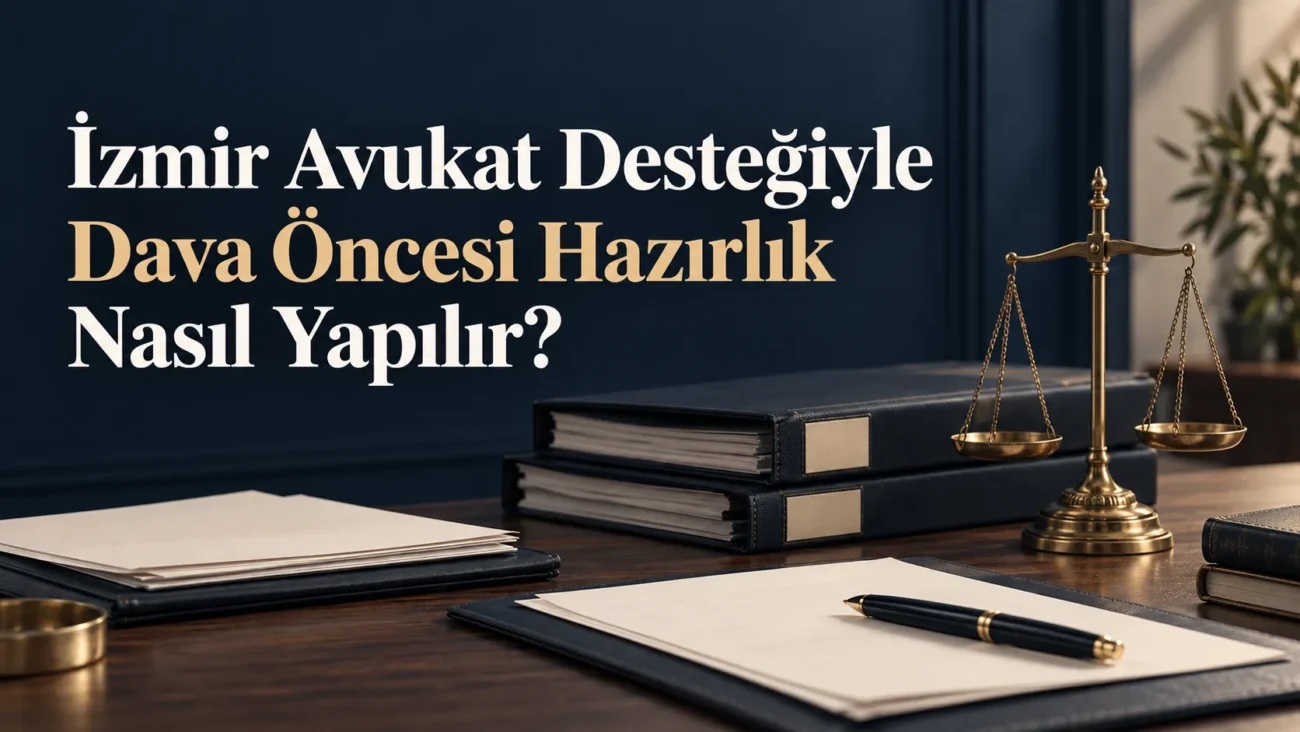 İzmir Avukat Desteğiyle Dava Öncesi Hazırlık Nasıl Yapılır
